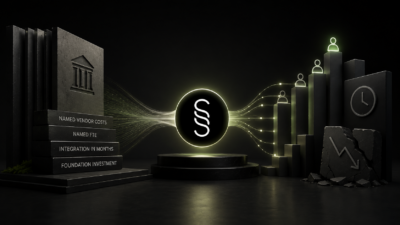 A structured publisher archive flows through a central Springwire knowledge core into elevated audience and operational pathways, symbolizing strategic infrastructure investment in the AI era.